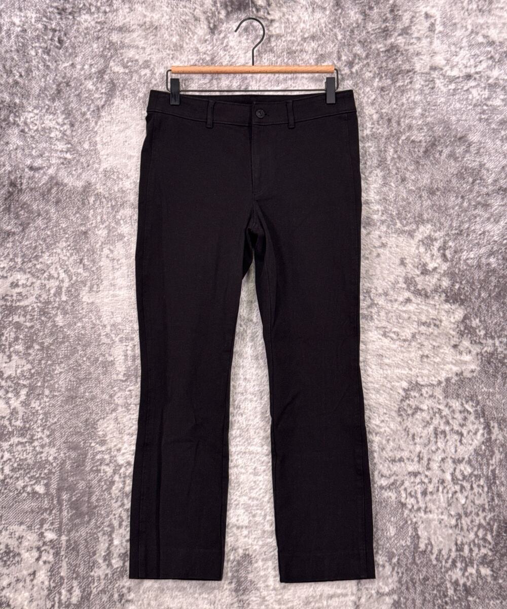 AYR Pants 28 Womens Black Cotton Twill Ankle Straight Chino